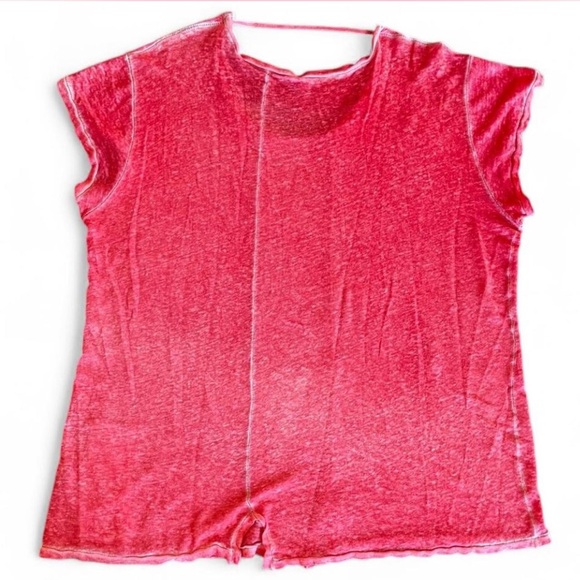 Johnny Was’ Pete & Greta Red Distressed Tunic, L - Picture 2 of 6
